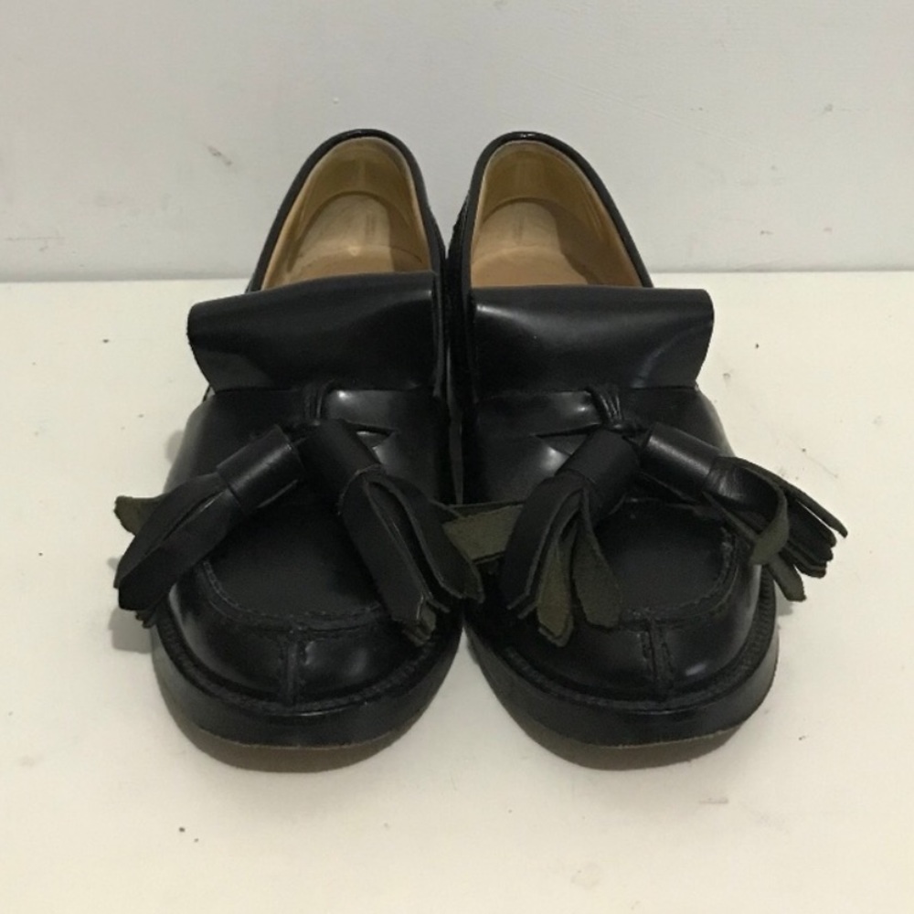 ACNE black tassel loafers
